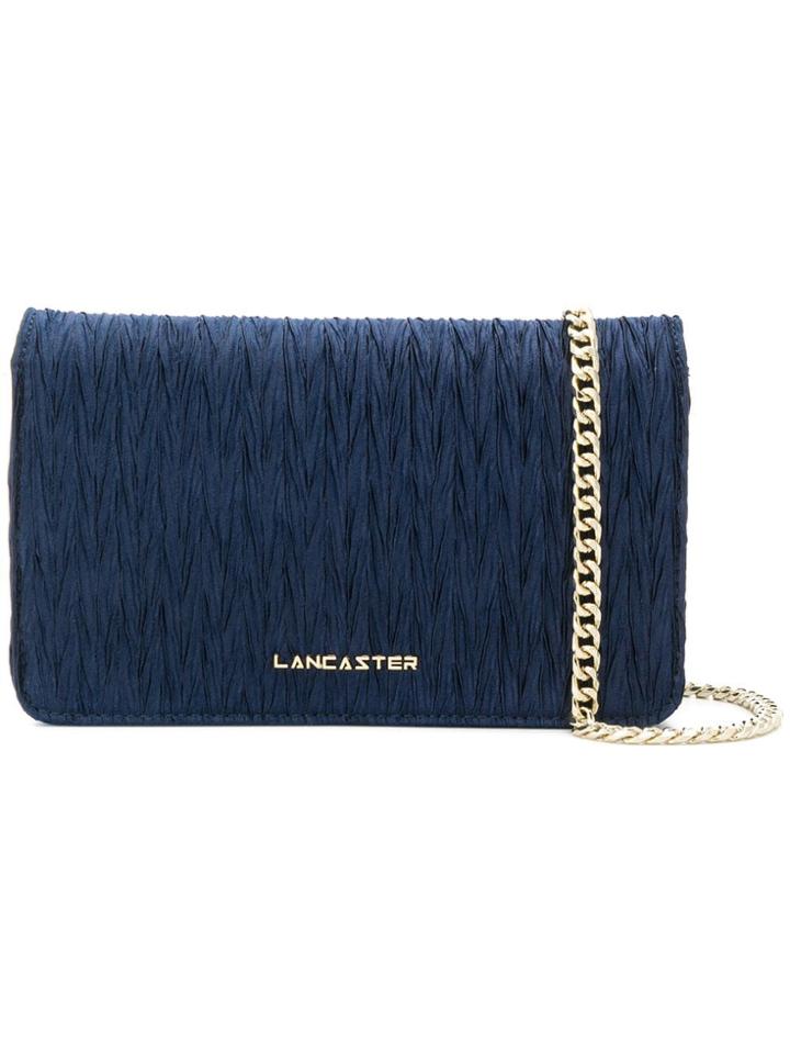 Lancaster Foldover Cross Body Bag - Blue