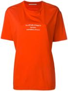Stella Mccartney Slogan T-shirt - Red