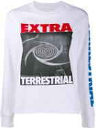 Ashley Williams 'extra Terrestrial' Sweatshirt, Women's, Size: Medium, White, Cotton