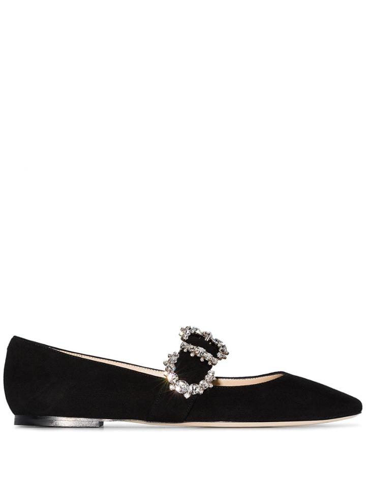 Jimmy Choo Goodwin Crystal-buckle Pumps - Black