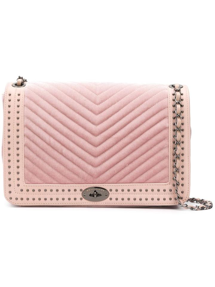 Marc Ellis Daphne Quilted Shoulder Bag - Pink