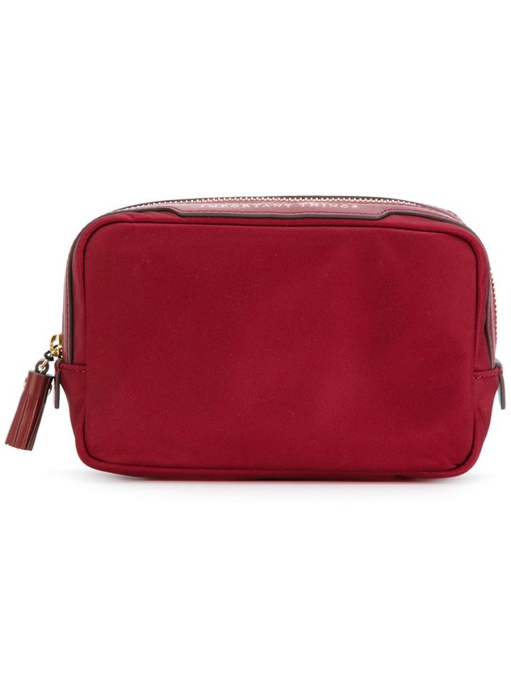 Anya Hindmarch Zipped Make Up Bag - Red