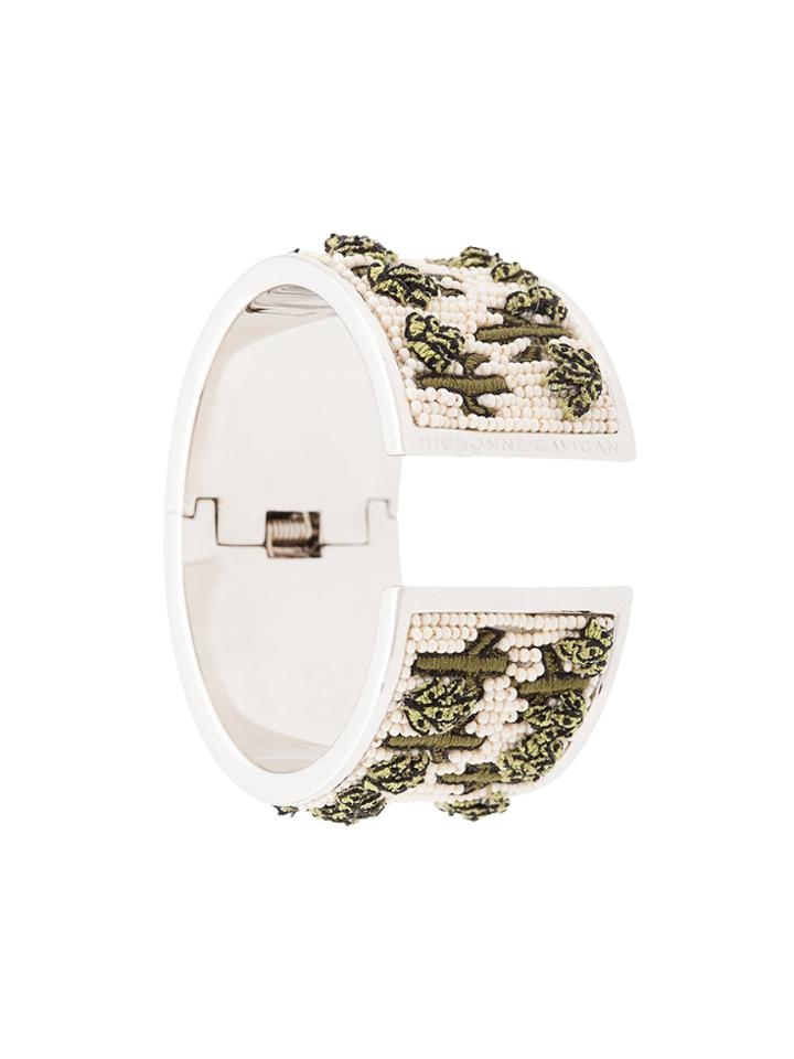 Mignonne Gavigan Embellished Band Bracelet - White