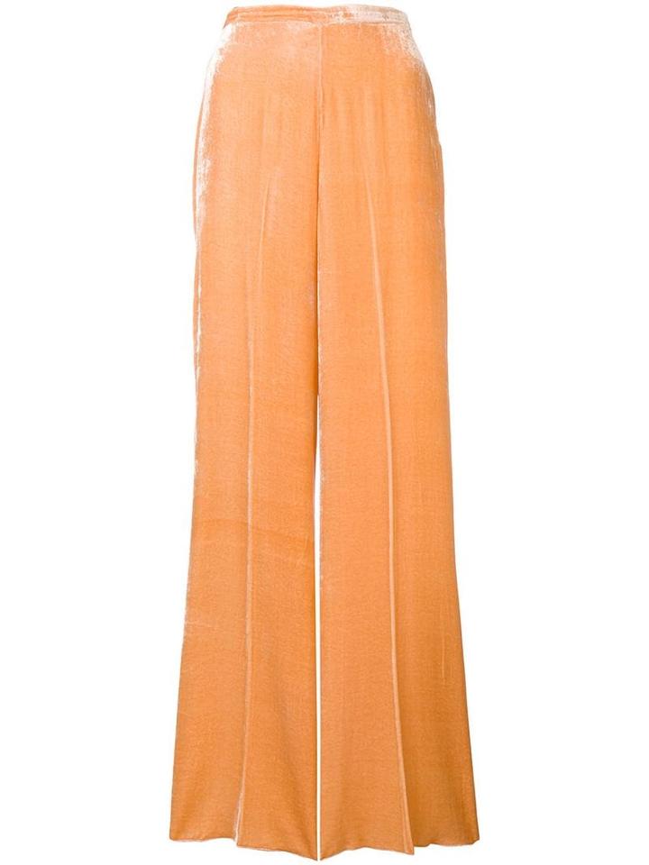 Forte Forte Velvet Palazzo Pants - Yellow