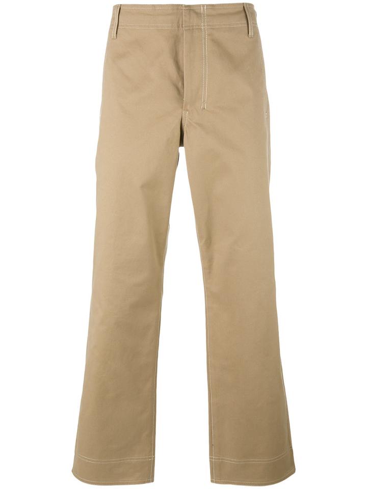 Paul Smith Jeans Straight-leg Trousers, Men's, Size: 32, Nude/neutrals, Cotton/spandex/elastane
