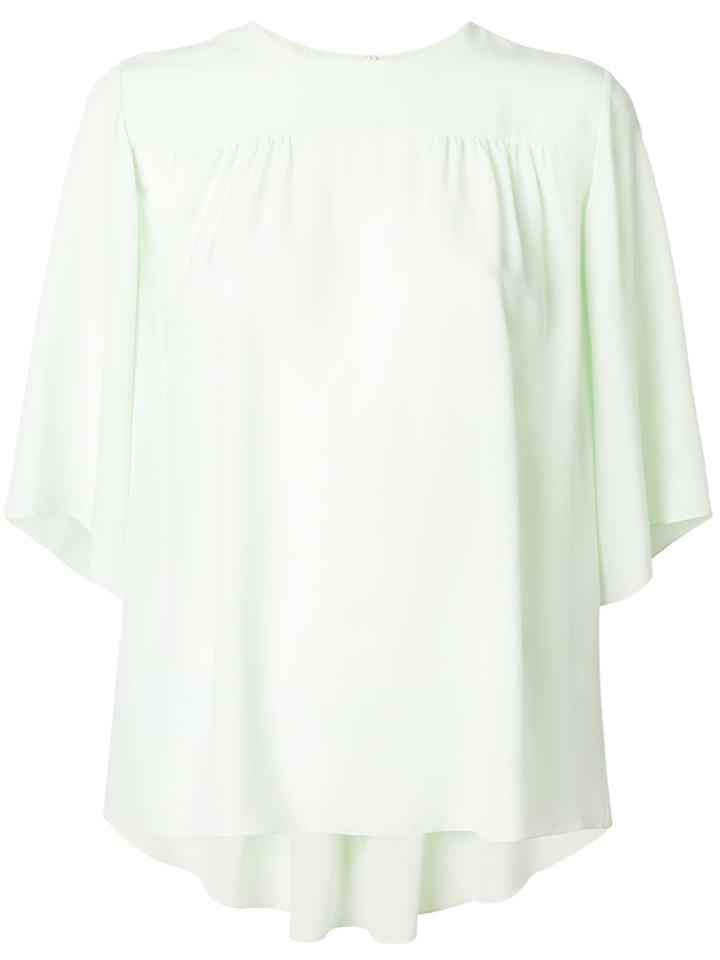 Chloé Fluid Trapeze Blouse - Green