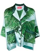 F.r.s For Restless Sleepers Palm Leaf Print Pyjama Top - Blue
