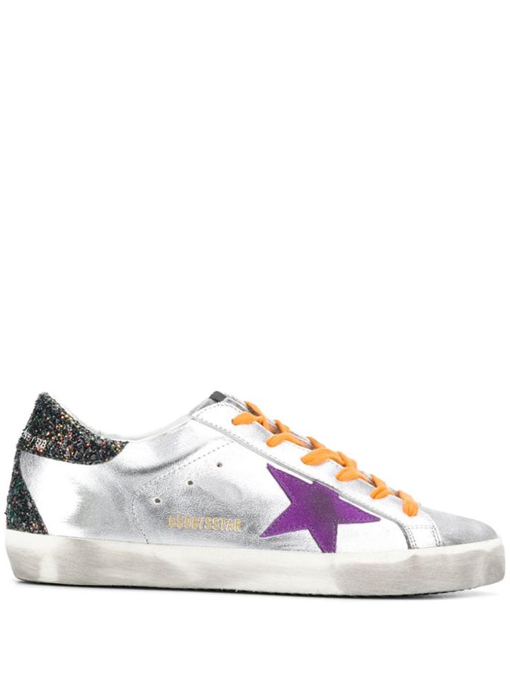 Golden Goose Deluxe Brand Low-top Superstar Sneakers - Silver