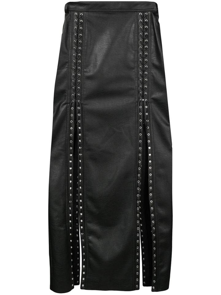 Faith Connexion Lace-up Detail Skirts - Black