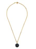 Chanel Vintage Round Pendant Necklace