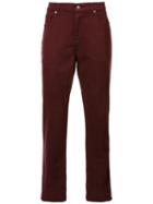 7 For All Mankind 'the Straight' Jeans, Men's, Size: 30, Red, Cotton