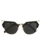 Fendi 'iridia' Sunglasses, Women's, Black, Acetate/metal (other)