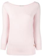 Emilio Pucci Cashmere Boat Neck Sweater - Pink