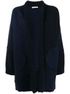 Stefano Mortari Open Knitted Cardigan - Blue