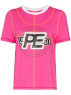 P.e Nation Double Dribble Logo T-shirt - Pink
