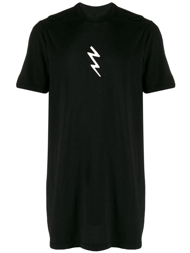 Rick Owens Lightning Bolt T-shirt - Black
