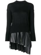 Gaelle Bonheur Tulle Knit Jumper - Black