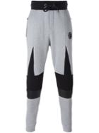 Philipp Plein 'bold Calibri' Track Pant, Men's, Size: Xl, Grey, Cotton/polyurethane/polyester
