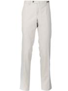 Pt01 'northern Lights' Tapered Trousers, Men's, Size: 56, Nude/neutrals, Cotton/spandex/elastane