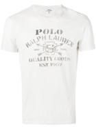 Polo Ralph Lauren Front Print T-shirt, Men's, Size: Large, Nude/neutrals, Cotton