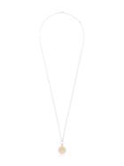 Foundrae White Gold Protection Diamond Necklace - Metallic