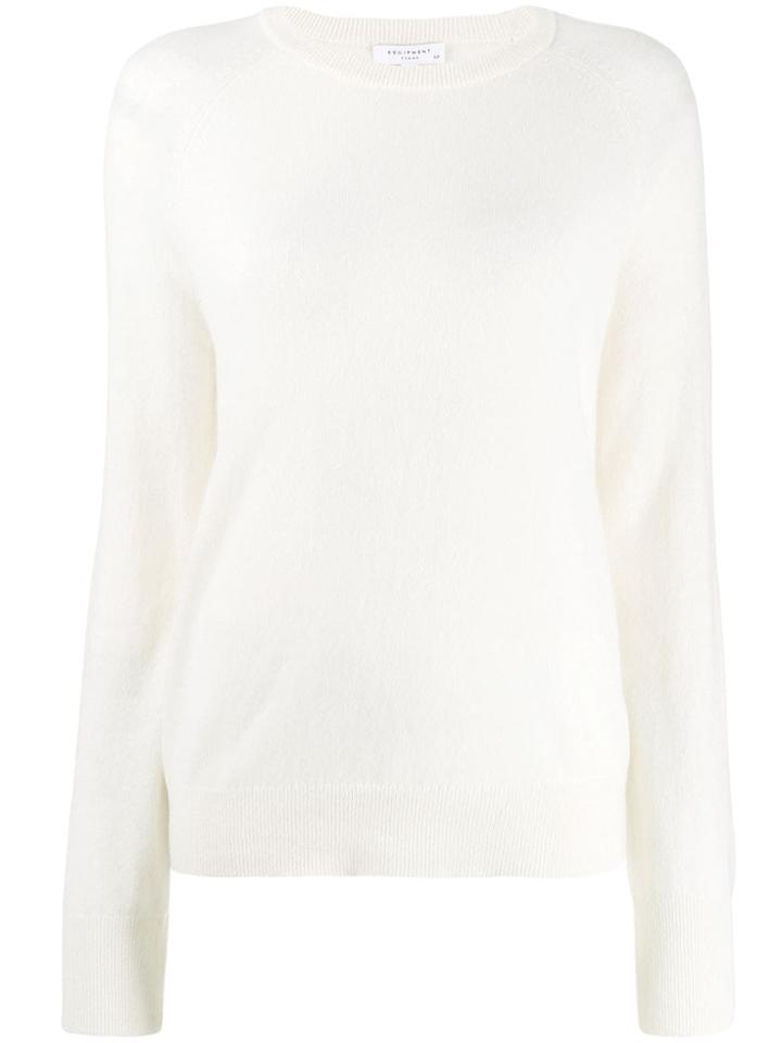Equipment Sloane Crewneck Sweater - White