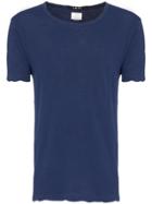 Ksubi Scoop Neck T-shirt - Blue