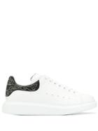 Alexander Mcqueen Stud Embellished Sneakers - White