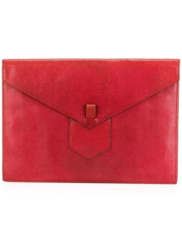 Yves Saint Laurent Pre-owned Clutch Bag - Red