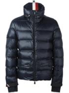 Moncler Grenoble High Neck Zipped Jacket, Men's, Size: 5, Blue, Polyamide/polyester/goose Down