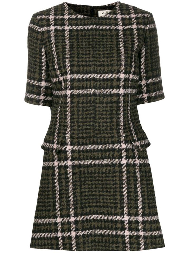 Mulberry Jeanna Checked Dress - Green