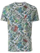 Etro Floral Print T-shirt - Grey