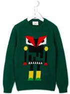 Fendi Kids Robot Monster Jumper