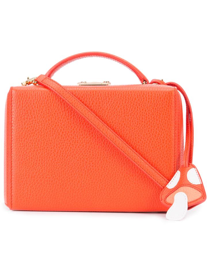 Mark Cross Box Tote - Red