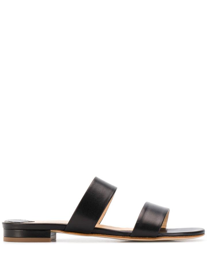 Fabio Rusconi Flat Strappy Sandals - Black