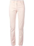 Incotex Patterned Skinny Jeans, Women's, Size: 27, Pink/purple, Cotton/spandex/elastane