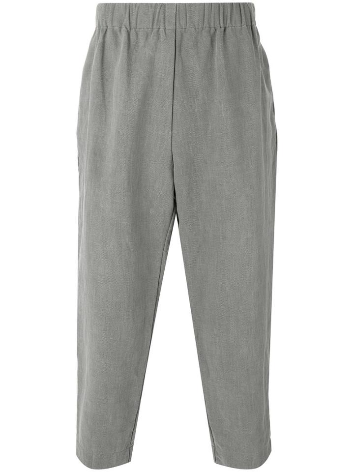 Casey Casey - Brail Pants - Men - Cotton/linen/flax - Xl, Grey, Cotton/linen/flax