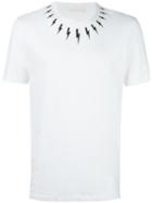 Neil Barrett Lightning Bolt T-shirt, Men's, Size: Xs, White, Cotton