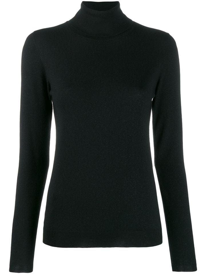 Brunello Cucinelli Fitted Roll-neck Sweater - Black
