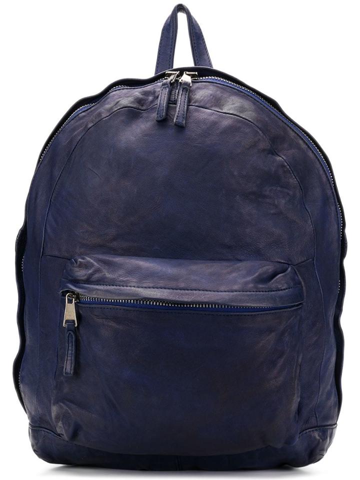 Giorgio Brato Textured Backpack - Blue