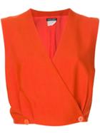 Giorgio Armani Vintage Sleeveless Top - Yellow & Orange