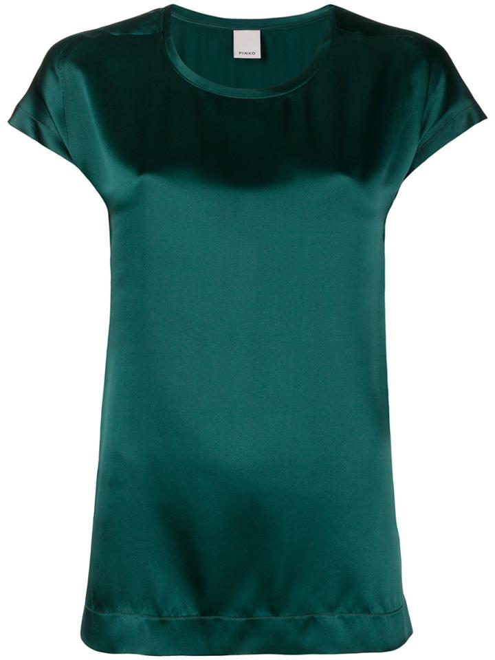 Pinko Round Neck Blouse - Green