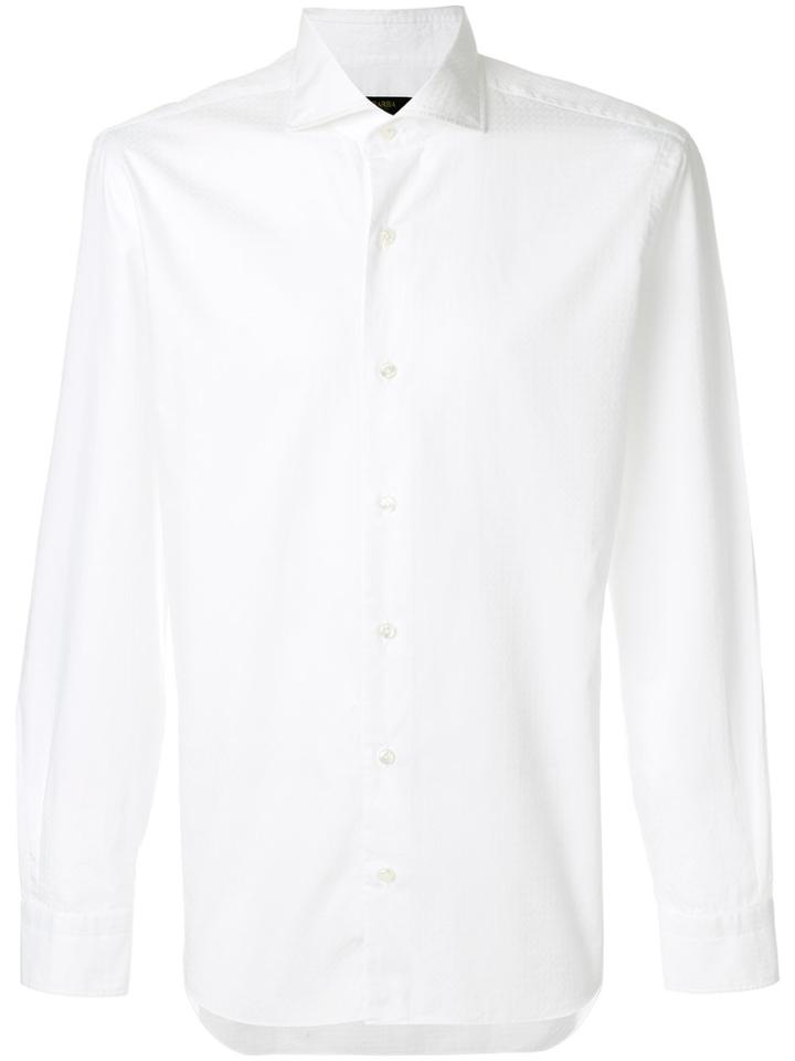Barba Classic Button Down Shirt - White