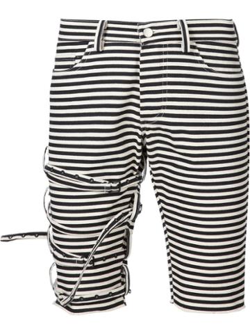 Black Fist 'bull' Denim Shorts