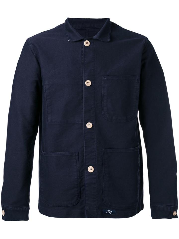 Bleu De Paname - Shirt Jacket - Men - Cotton - S, Blue, Cotton