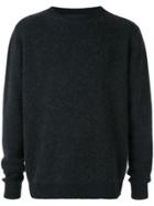 The Elder Statesman Round Neck Jumper - Blue
