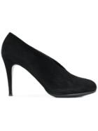 Hermès Vintage V-cut Vamp Pumps - Black