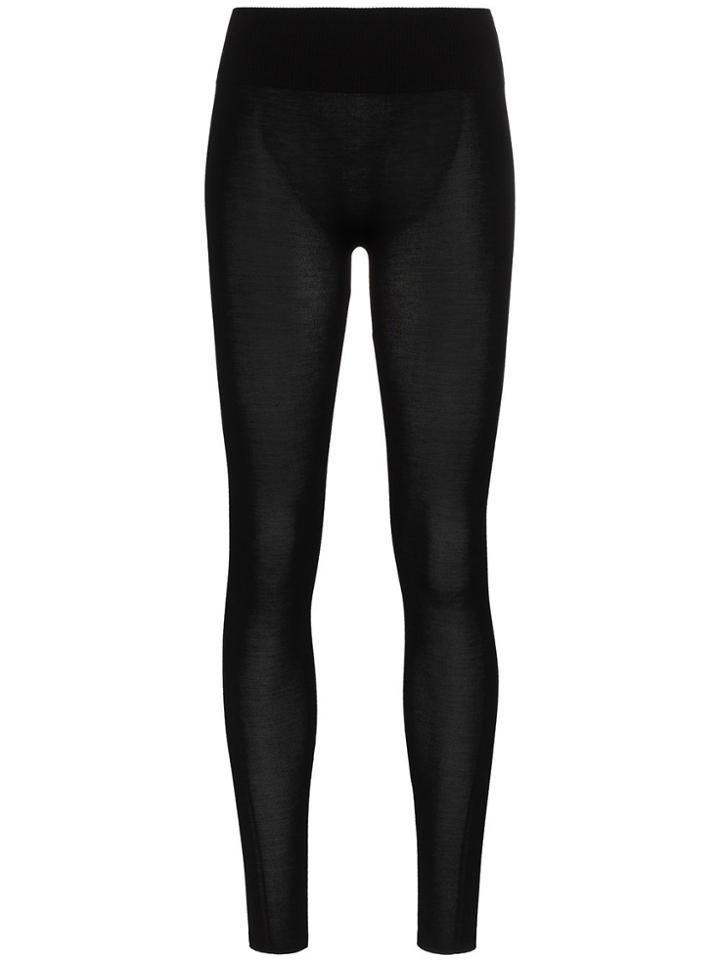 Fusalp Alliance Knitted Base Layer Ski Leggings - Black