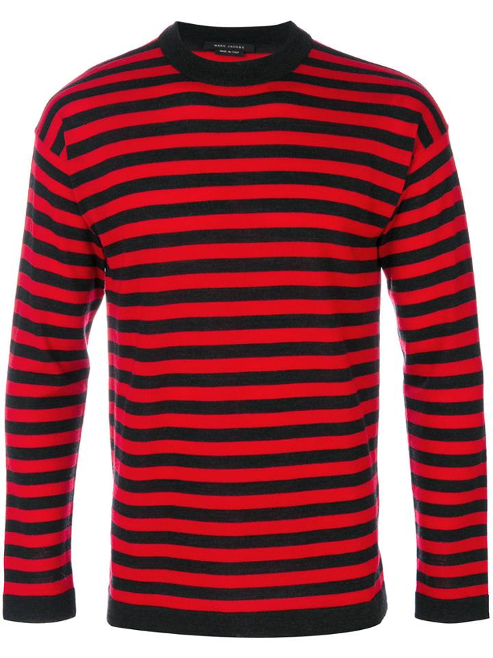 Marc Jacobs Striped Jumper - Black
