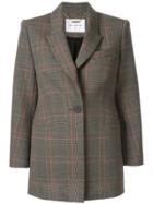 Camilla And Marc Plaid Longline Blazer - Multicolour